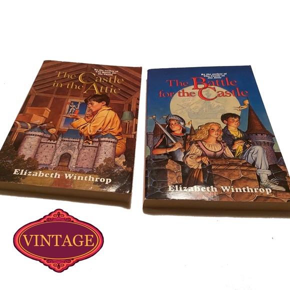 Set of 2 Books Castle in the Attic + Battle Sequel Elizabeth Winthrop YA Novels - Picture 9 of 9